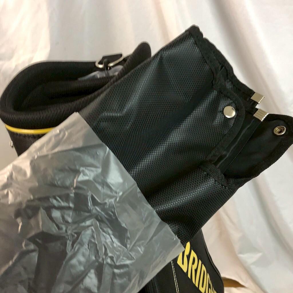 BRIDGESTONE GOLF キャディバッグ ブラック×イエロー／9型