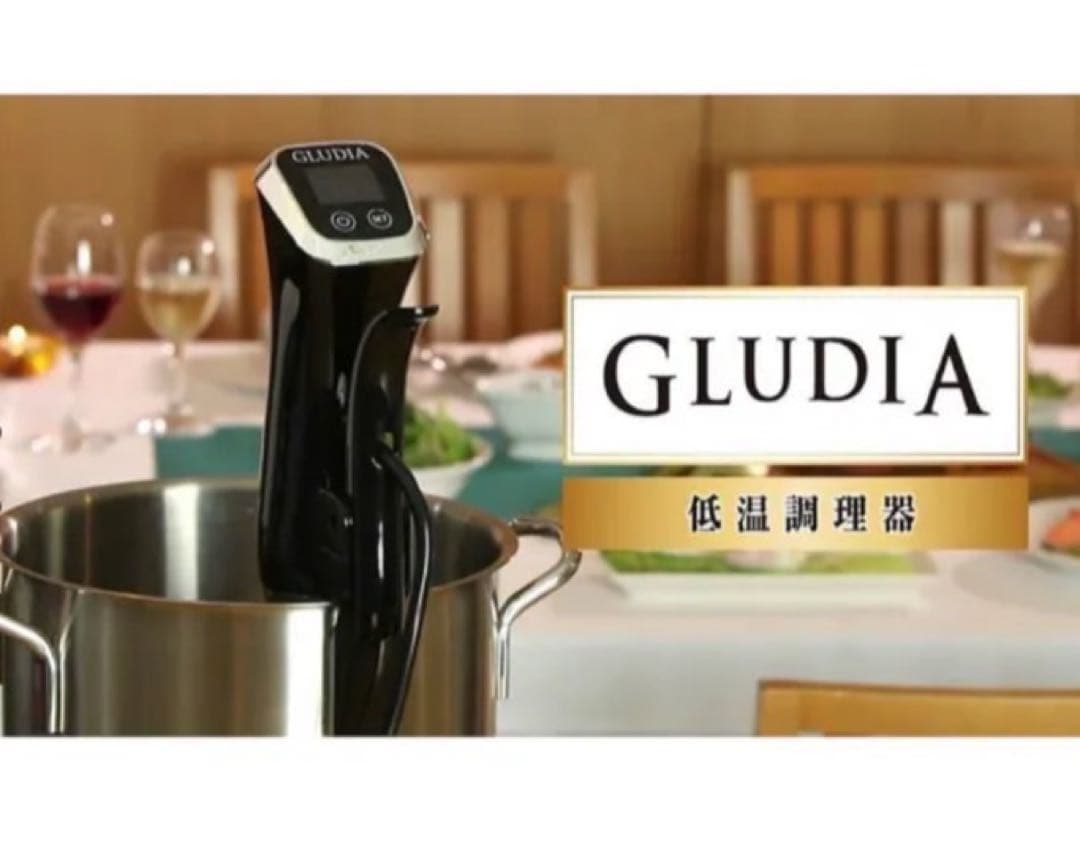★【未開封】GLUDIA 低温調理器 GLU-INM01 ブラック
