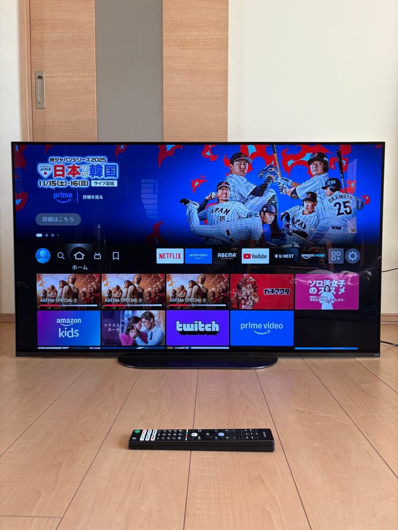 SONY 2022年　BRAVIA　4K有機ELテレビ　48V KJ-48A9S