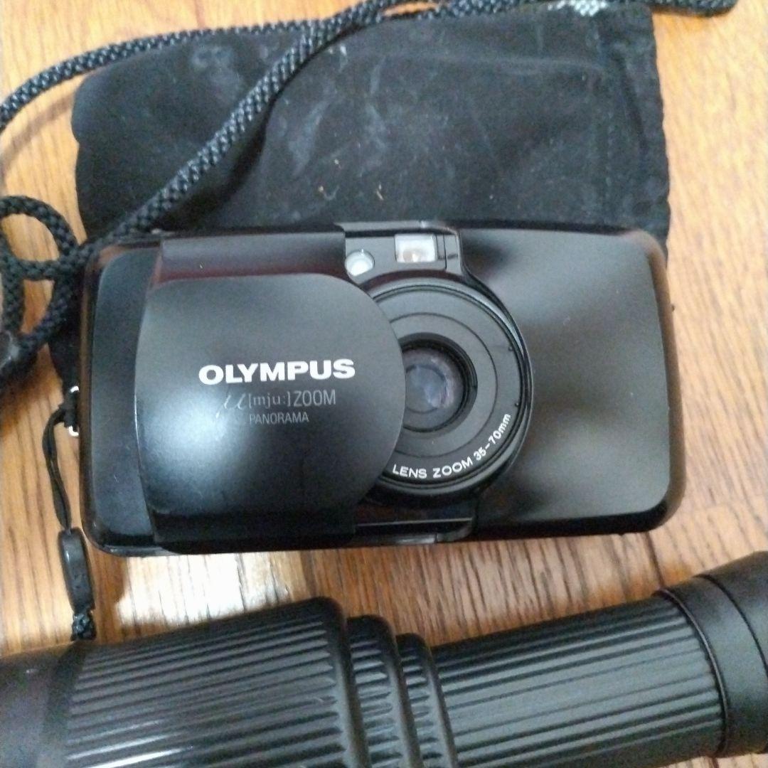 OLYMPUS μ (ミュー) ZOOM コンパクトフィルムカメラ テレスコープ