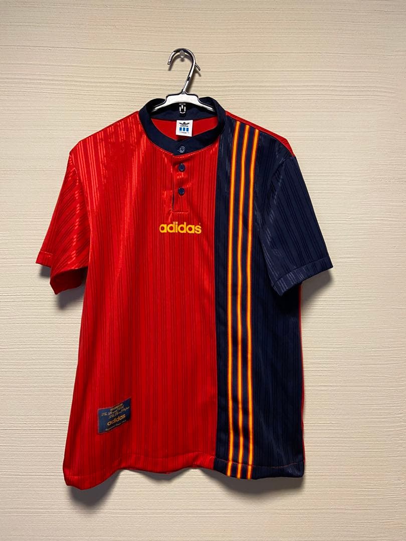 90s サッカースペイン代表　アディダス　ゲームシャツ ユニフォーム