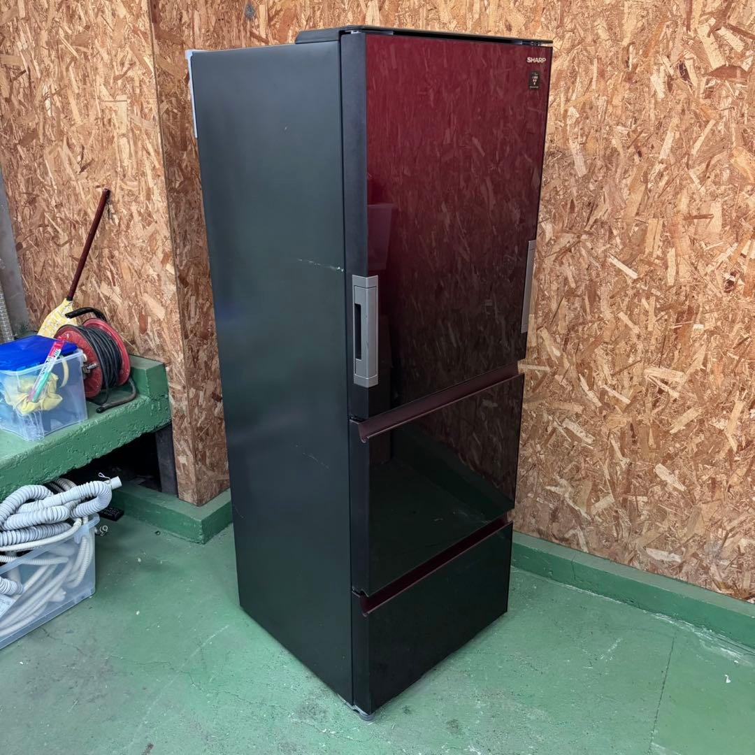 314 希少カラ　冷蔵庫　大型　300L〜400L どっちもドア　右開き　左開き