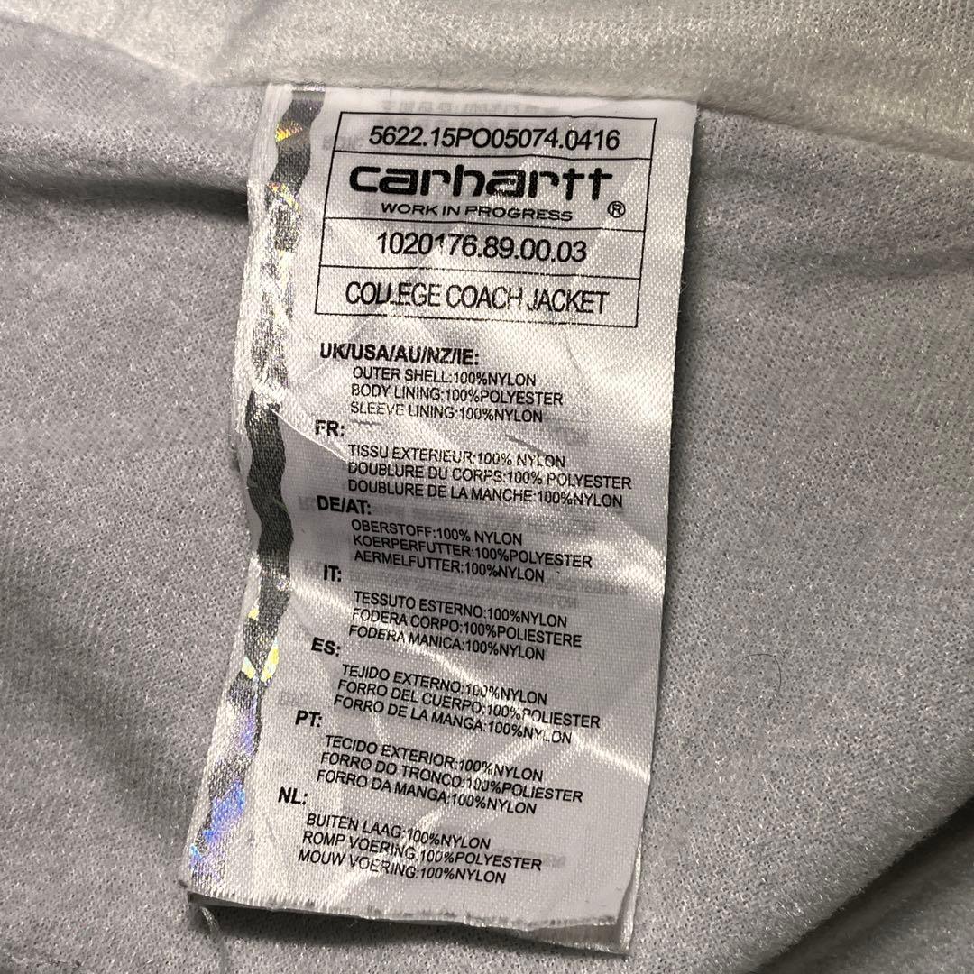 Carhartt WIP COLLEGE COACH JACKET 黒 XS 美