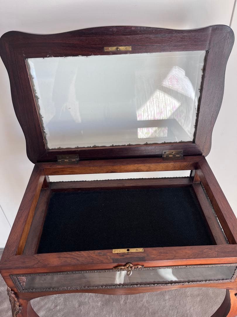 英国アンティーク キャビネット 1900年頃 エドワーディアン マホガニー