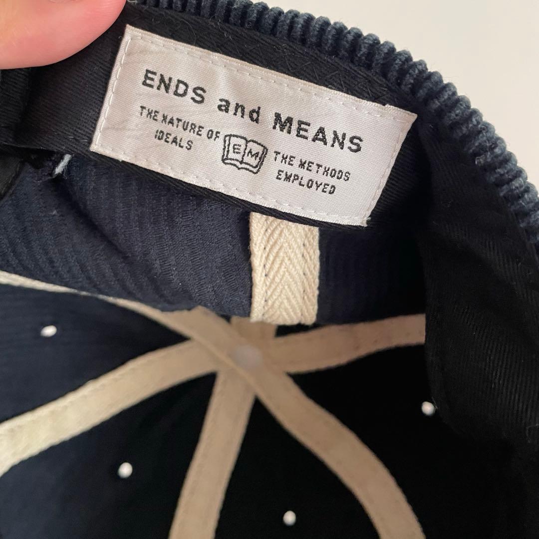 ends and means cord 6panels cap コーデュロイ