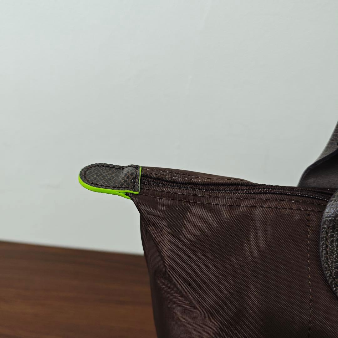 【新品】ロンシャン ル プリアージュ グリーンライン肩掛けL 最新色ラテ