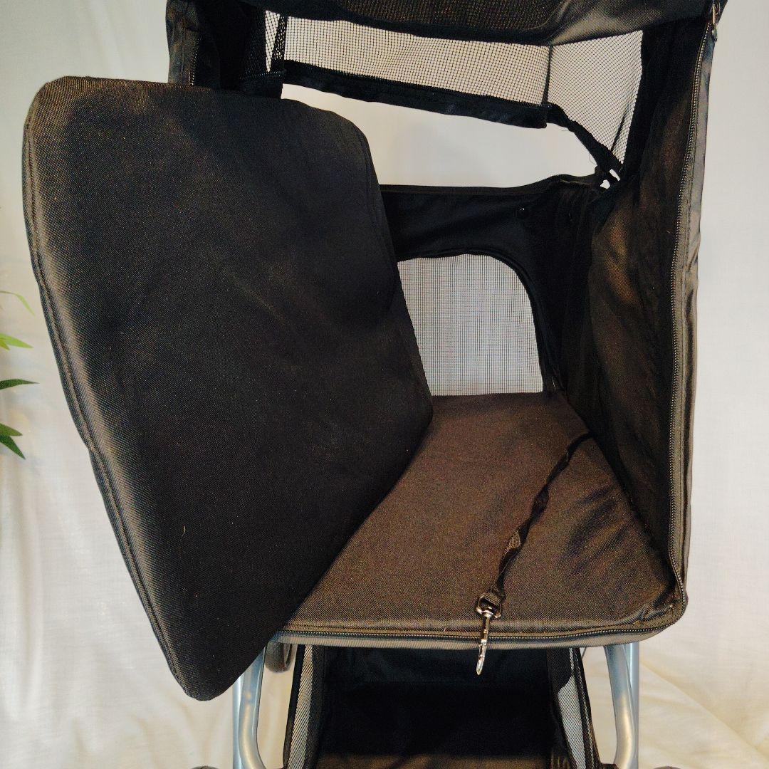 ペットカート ブラック メッシュ