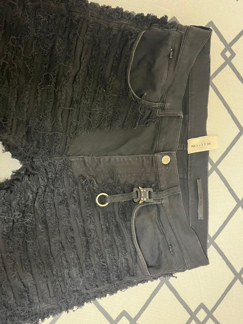 1017 ALYX 9sm×blackmeans クラッシュデニムパンツ