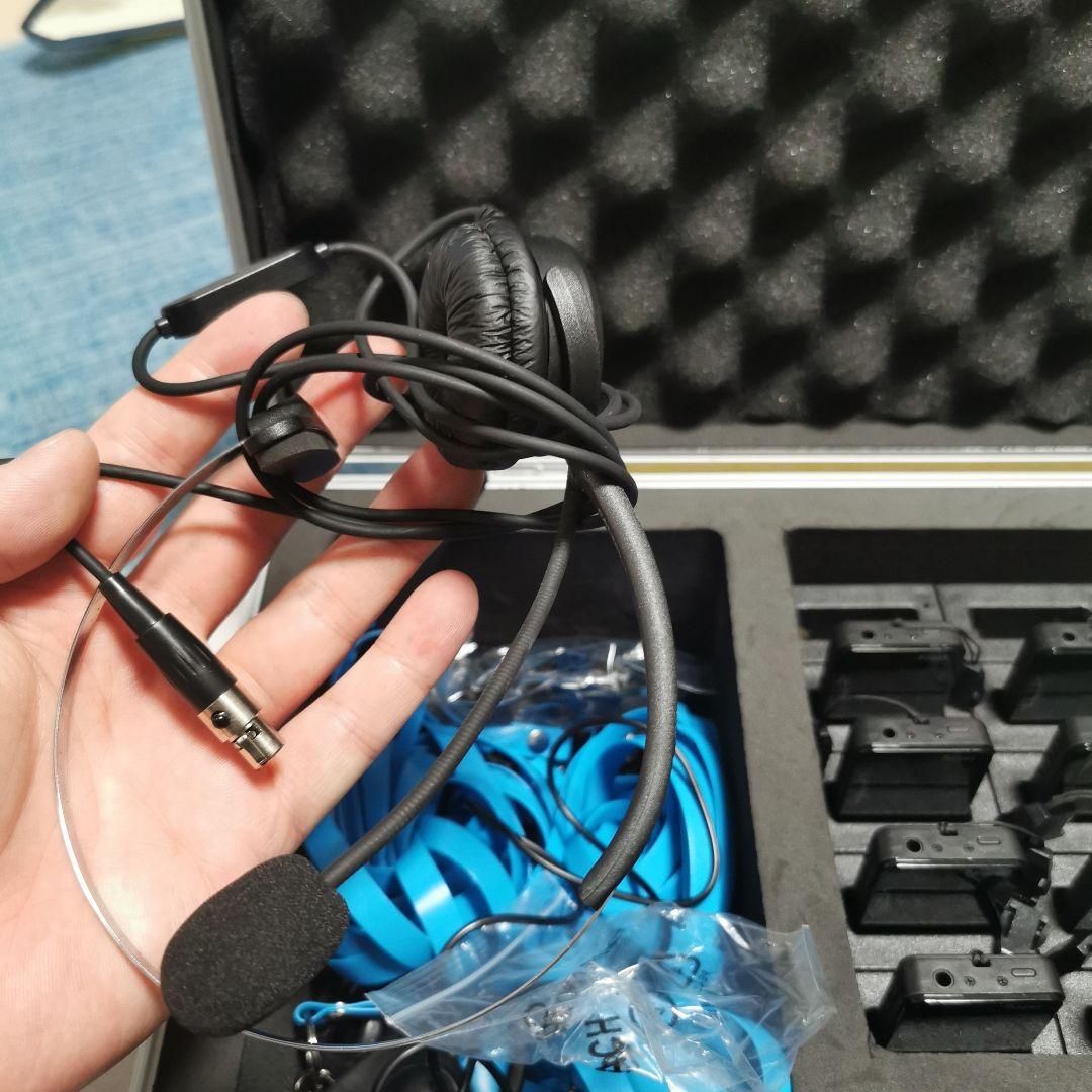 デジタルワイヤレスガイドシステム送信機 Ronk RG2401SV 15子機付き