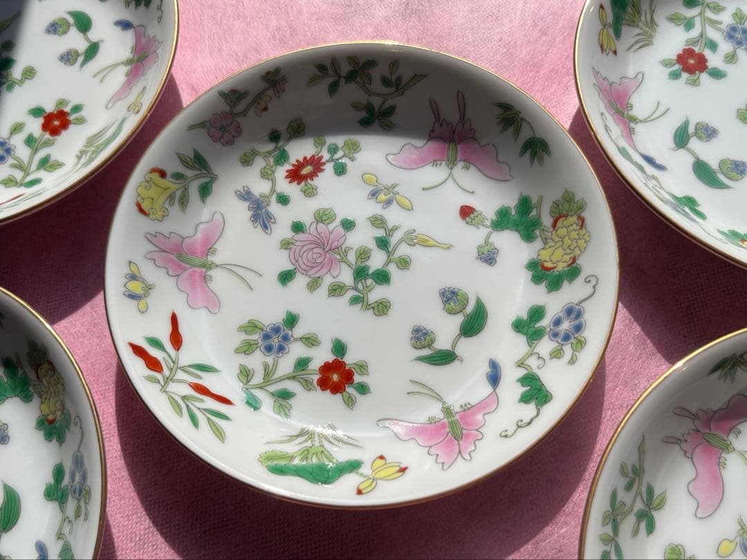 チャイニーCHinEE 平皿　5枚　クニエダヤスエさん