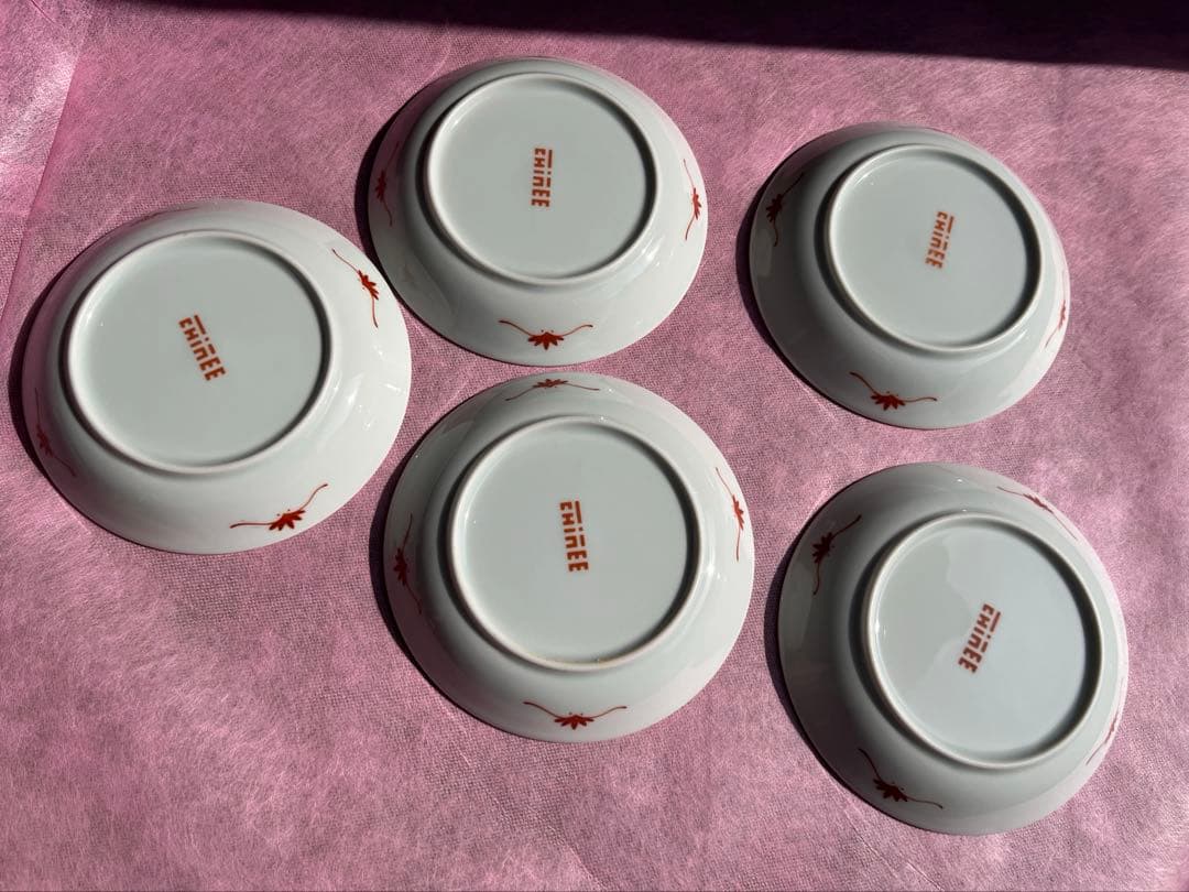 チャイニーCHinEE 平皿　5枚　クニエダヤスエさん