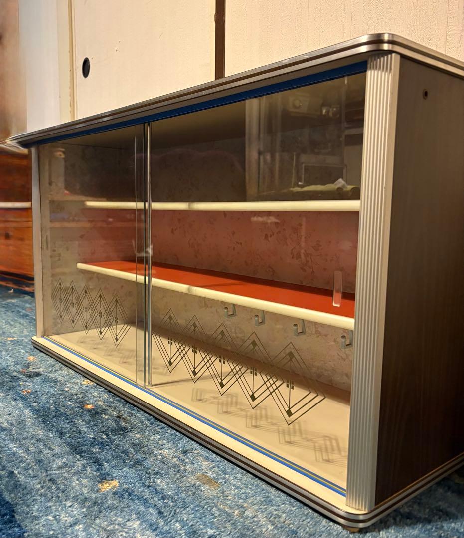 【希少】昭和レトロ MON FURNITUREガラスショーケース70’s ポップ
