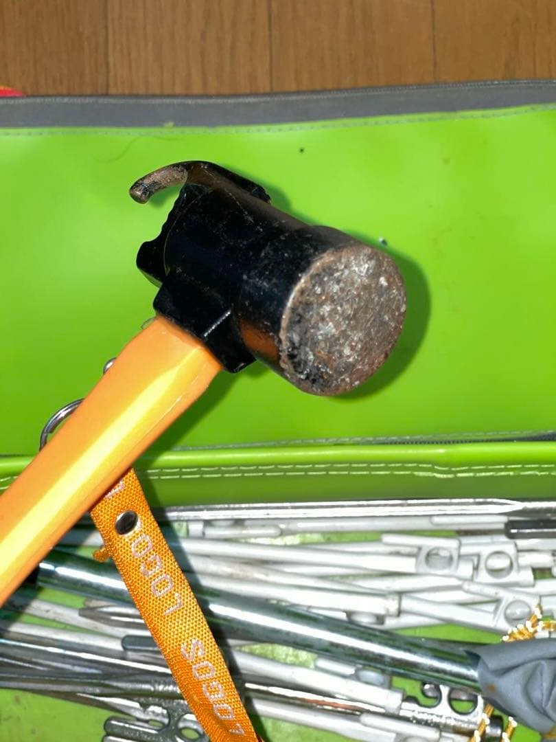 [GWキャンプ:初心者向けテント一式]ロゴス エアマジック(清掃済）＋シート等