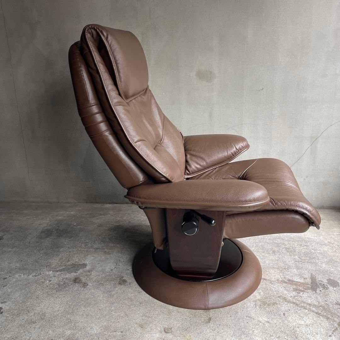 極美品　karimoku カリモク 回転リクライニングソファ