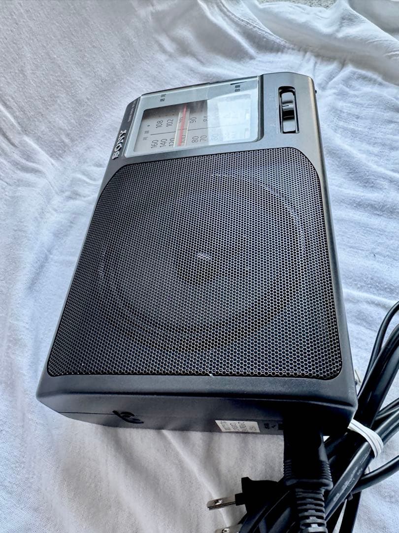 【美品】SONY ポータブル・ラジオ ICF-801 AM/FM ワイドFM対応