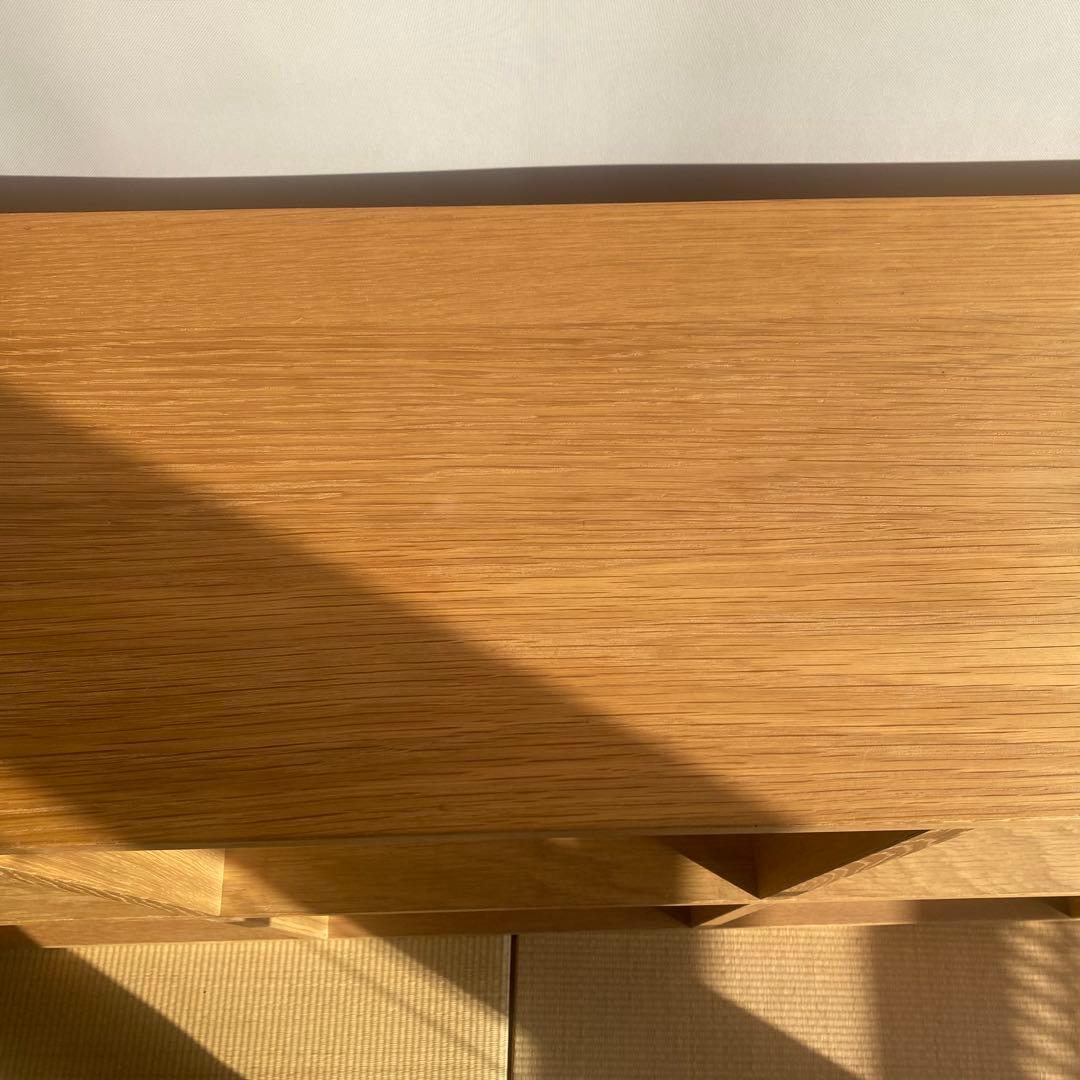 値下げ不可　無印良品　スタッキングシェルフ　３段×２列　オーク材