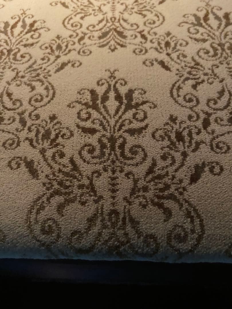 希少♦️ロココ ヴィンテージ 高級 ベルベット ラブソファ♦️ダマスク柄♦️送料込