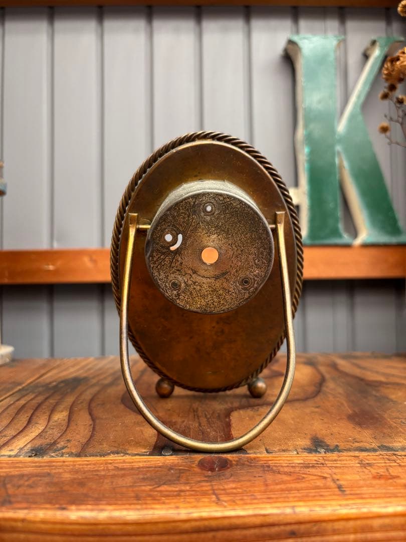 イタリア製 アンティーク マイクロモザイク ガラス工芸 時計フレーム 希少品