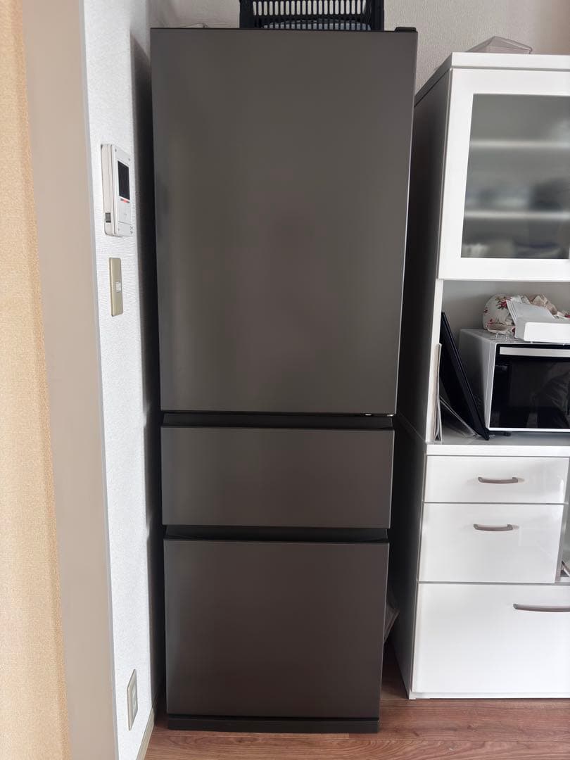 三菱 3ドア冷蔵庫 MR‑CX37K（2024年製・美品）