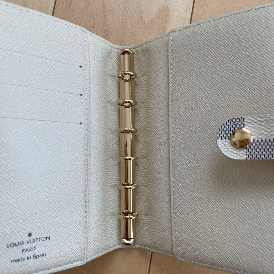 【ルイヴィトン】アジェンダPM ダミエアズール　手帳カバー