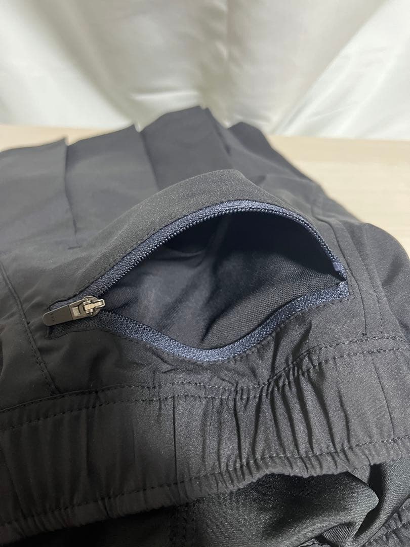 美品 ranor ラナー ランニングプリーツスカート S ブラック トレラン