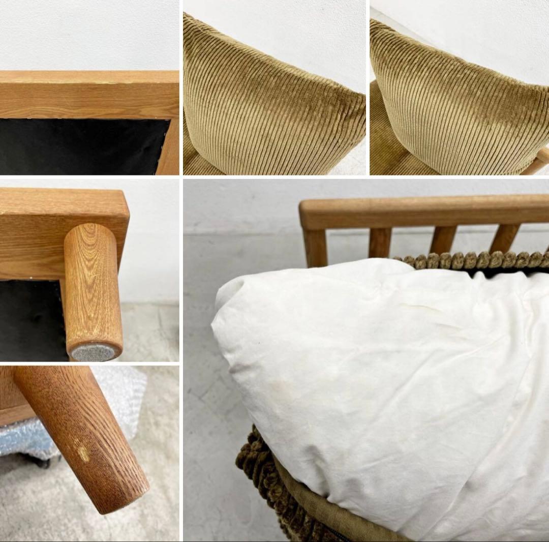 美品　【Re:CENO】AGRAソファ　1.5人がけタイプ