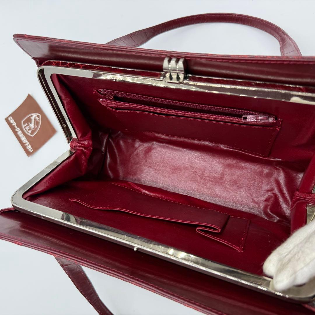 【超美品　未使用級】　激レア　JRA タートルレザー　ハンドバッグ　草履セット