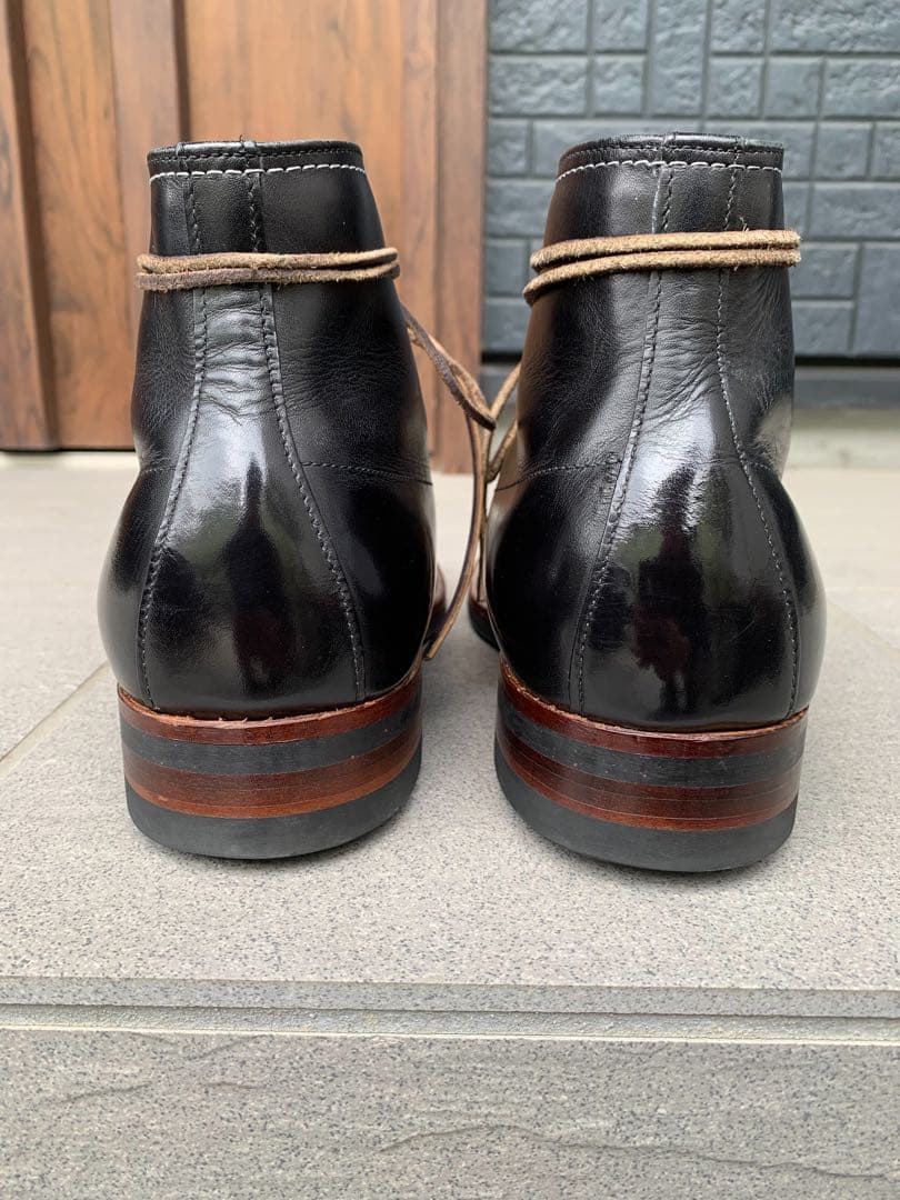 お値下げ　オールデン Alden インディーブーツ 401 ブラックカーフ