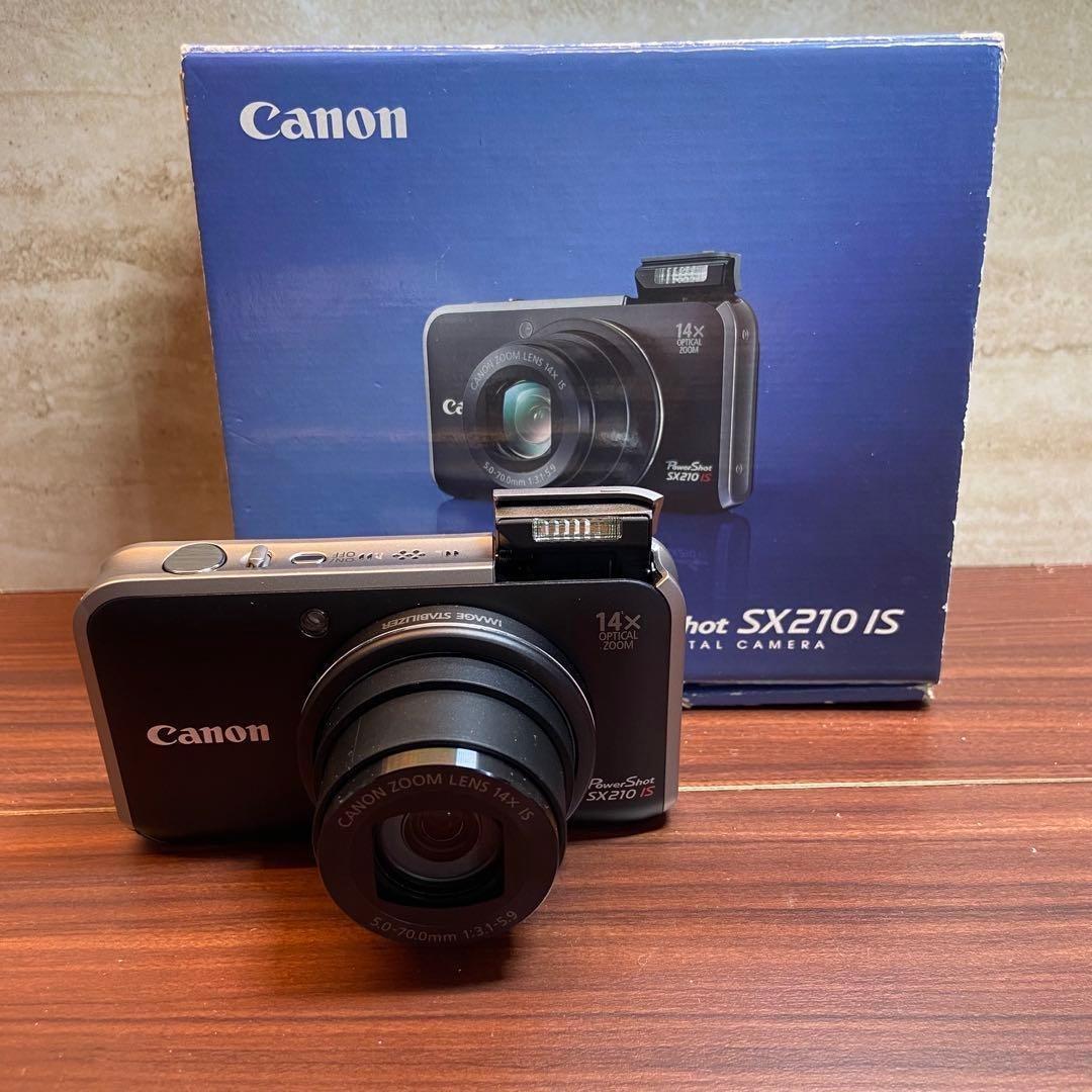 Canon PowerShot SX210 IS デジカメ ほぼ新品 4874