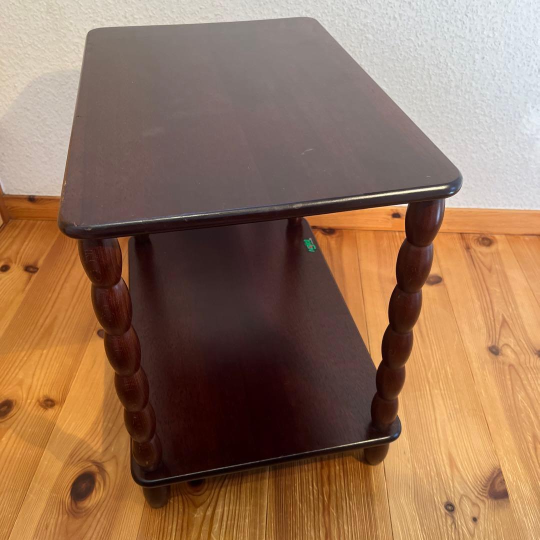 Najiko ナジコ　昭和レトロ　ビンテージ　サイドテーブル　飾り棚　2段ラック