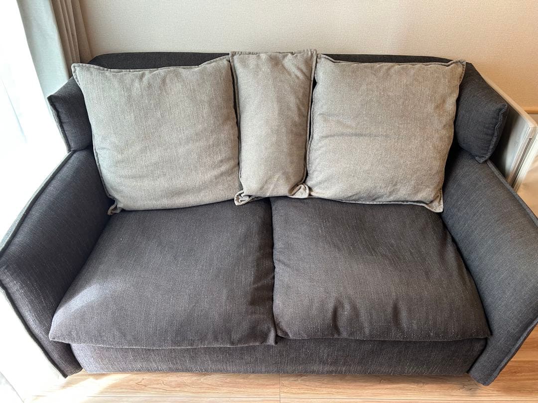 ニトリ 2人用ソファ ソフティーナ　DGY 2人掛け