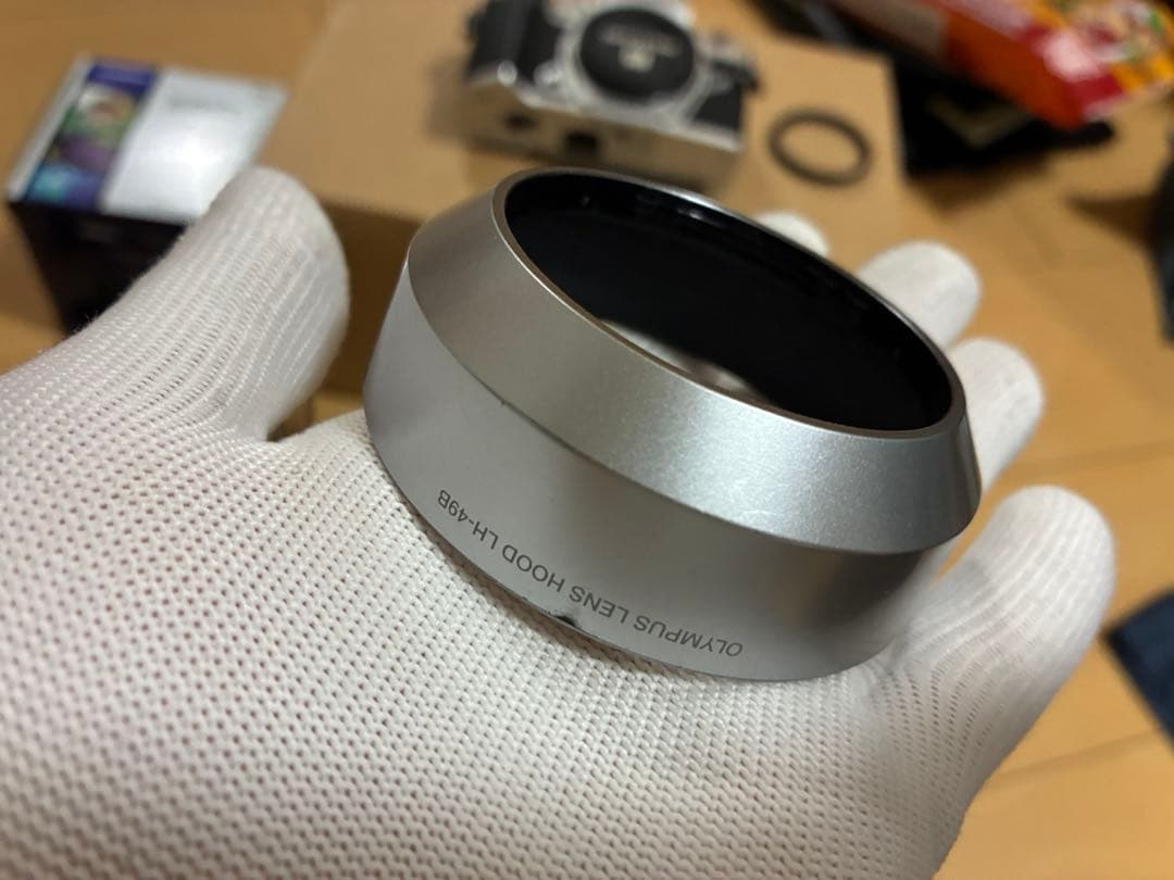 オリンパス M.ZUIKO DIGITAL 単焦点25mmF1.8レンズ フード