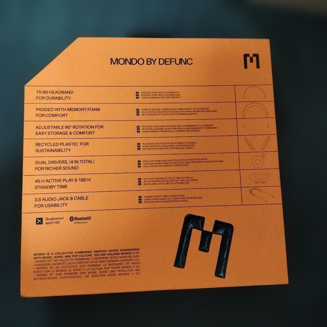 Mondo by Defunc ワイヤレスヘッドフォン