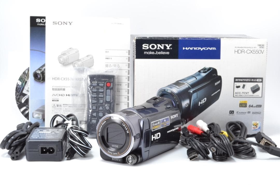 SONY　HDR-CX550V　ハンディカム ビデオカメラ