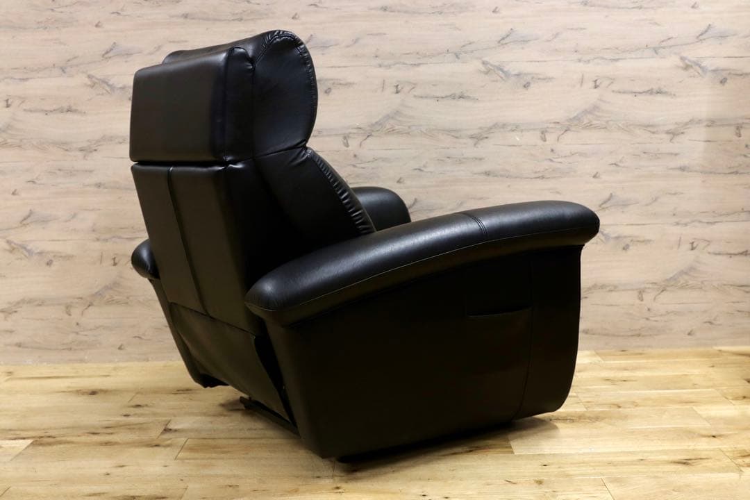 GMHK404○馬場家具 インターリバックス 1人掛けソファ シングルソファ ブ