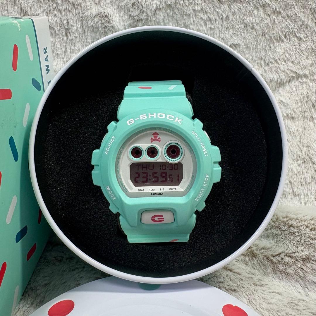 希少　G-SHOCK コラボ　ジョニーカップケーキ　デジタル　ミントグリーン