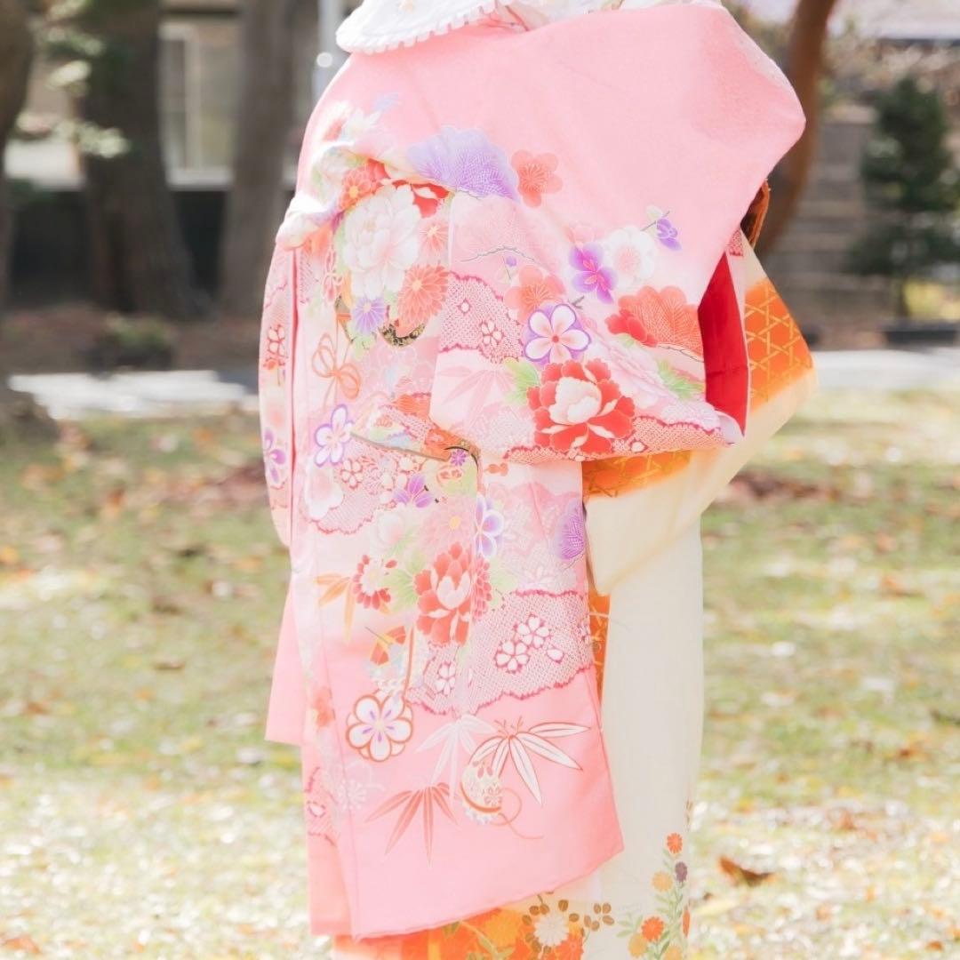 箱付き　お宮参り初着長襦袢セット　産着　女の子　七五三　お宮参り