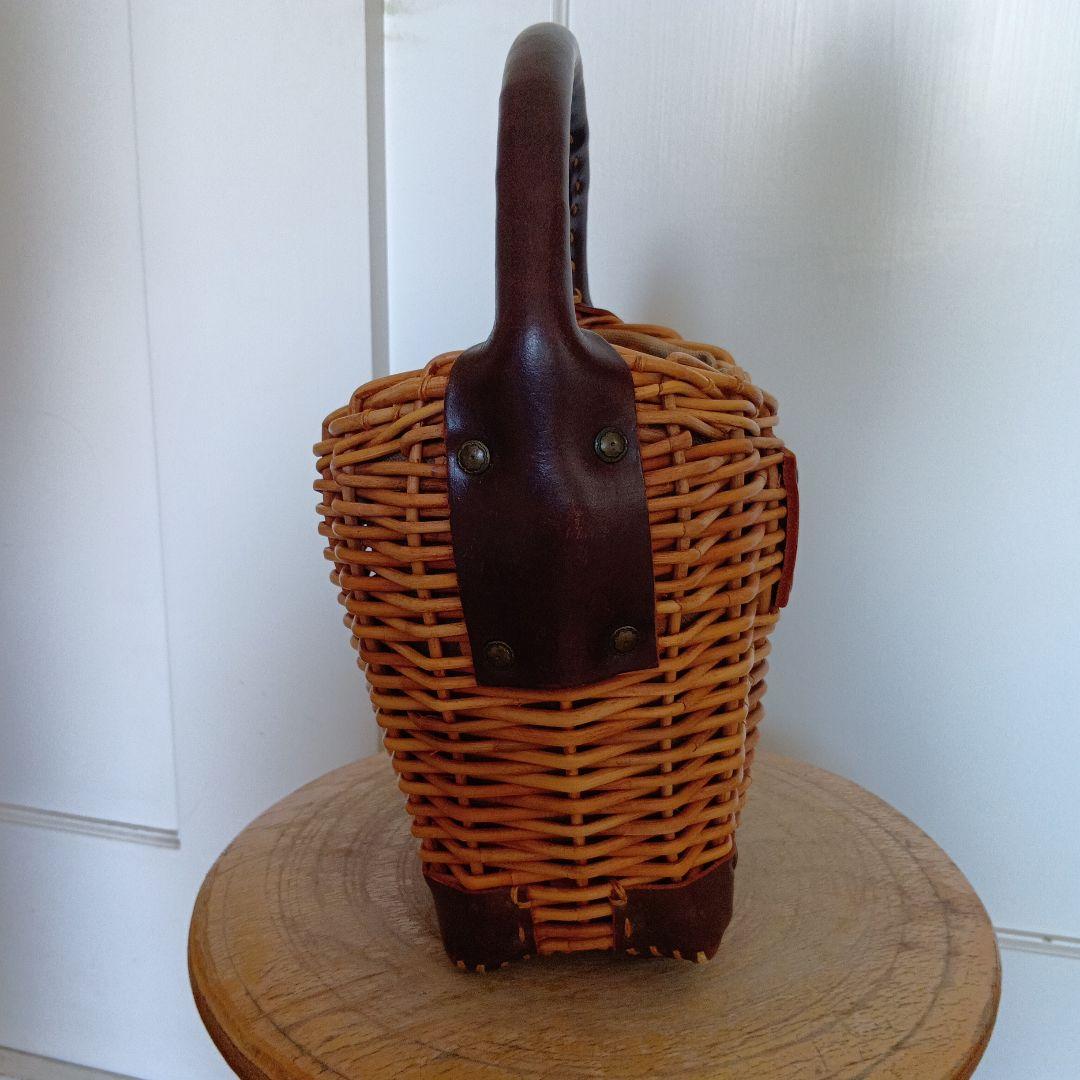 Xmas価格　エバゴス　eb.a.gos 　ブライドルレザーシリーズ　かご