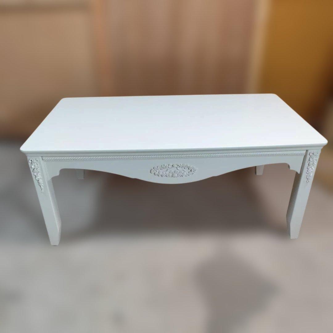 直接引き取り Celesta チェレスタ センターテーブル 姫系 白家具