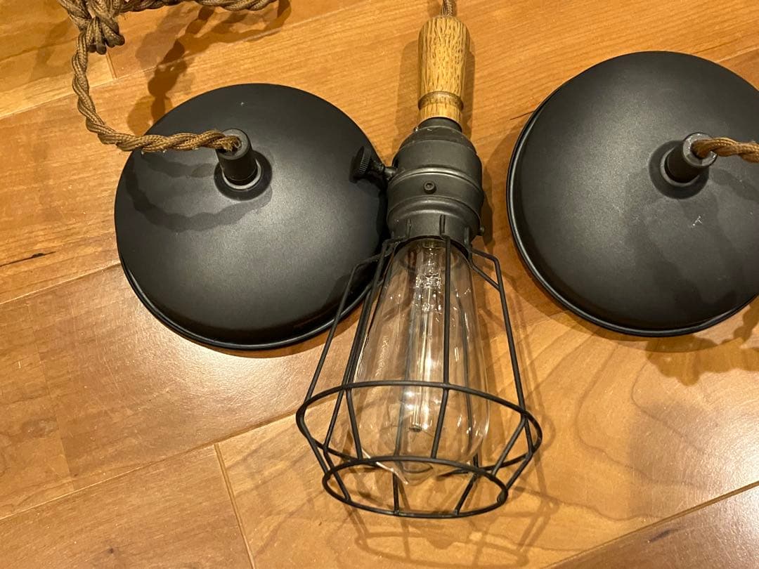 アートワークスタジオ　ペンダントライト 2個セット 木製ハンドル　おしゃれ