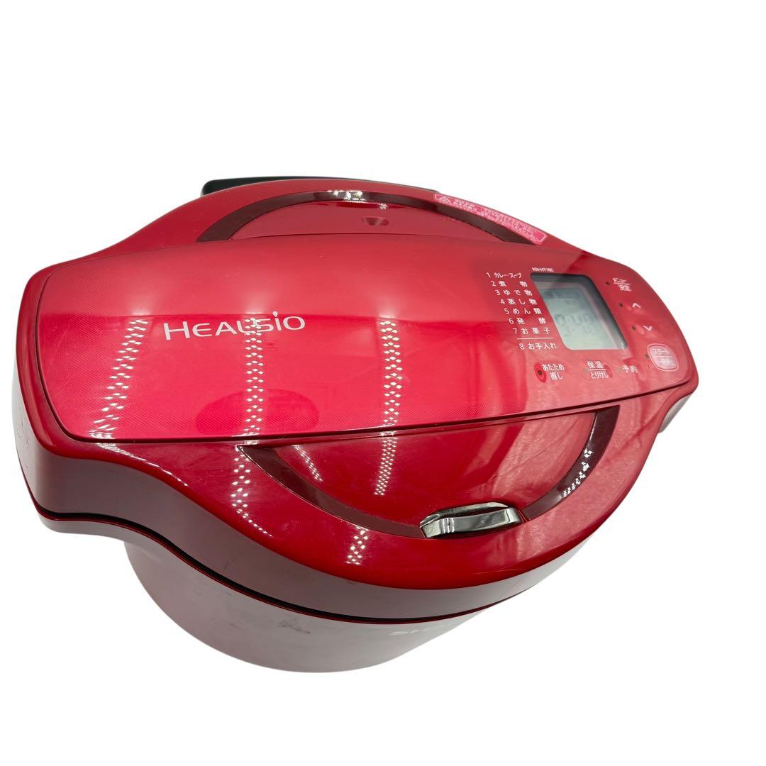 SHARP ヘルシオ 水なし自動調理鍋 KN-HT16E-R 1.6L 美品