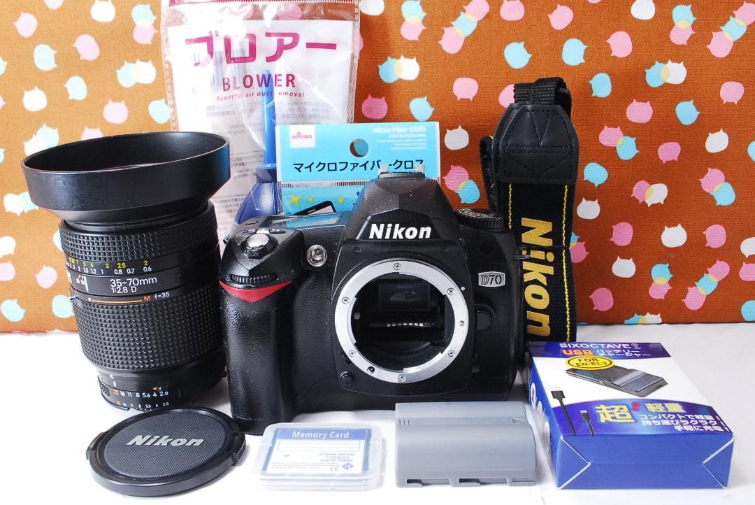 ✨お安くデビュー✨ショット数5056回✨Nikon D70 レンズセット