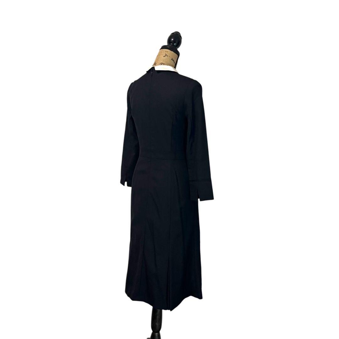 【2WAY】【38】CELFORD 白襟 Aライン ワンピース レディース