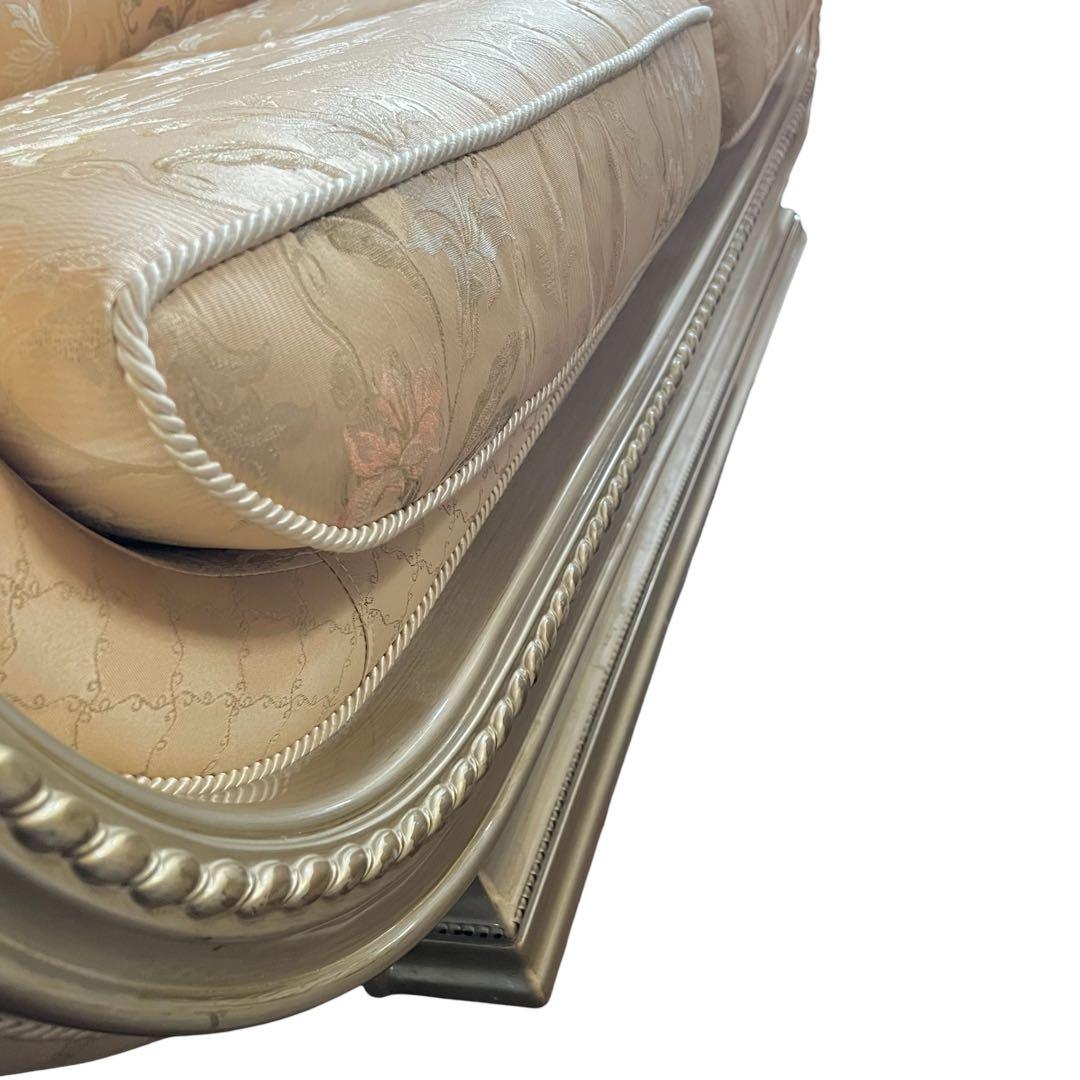 【豪華絢爛】【高級】2人掛けソファ　ファブリック ヨーロッパ　欧風　ラウンジ