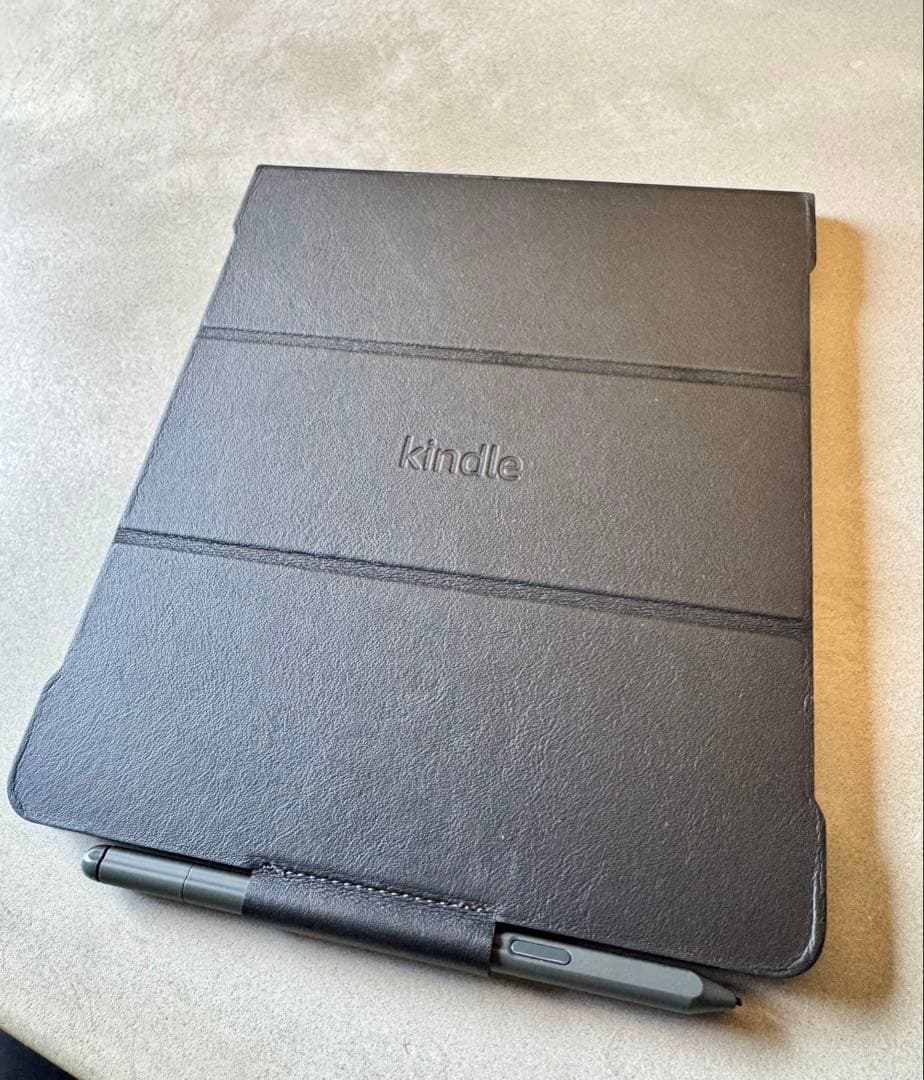 Kindle Scribe (64GB)プレミアムペン、純正カバー付き