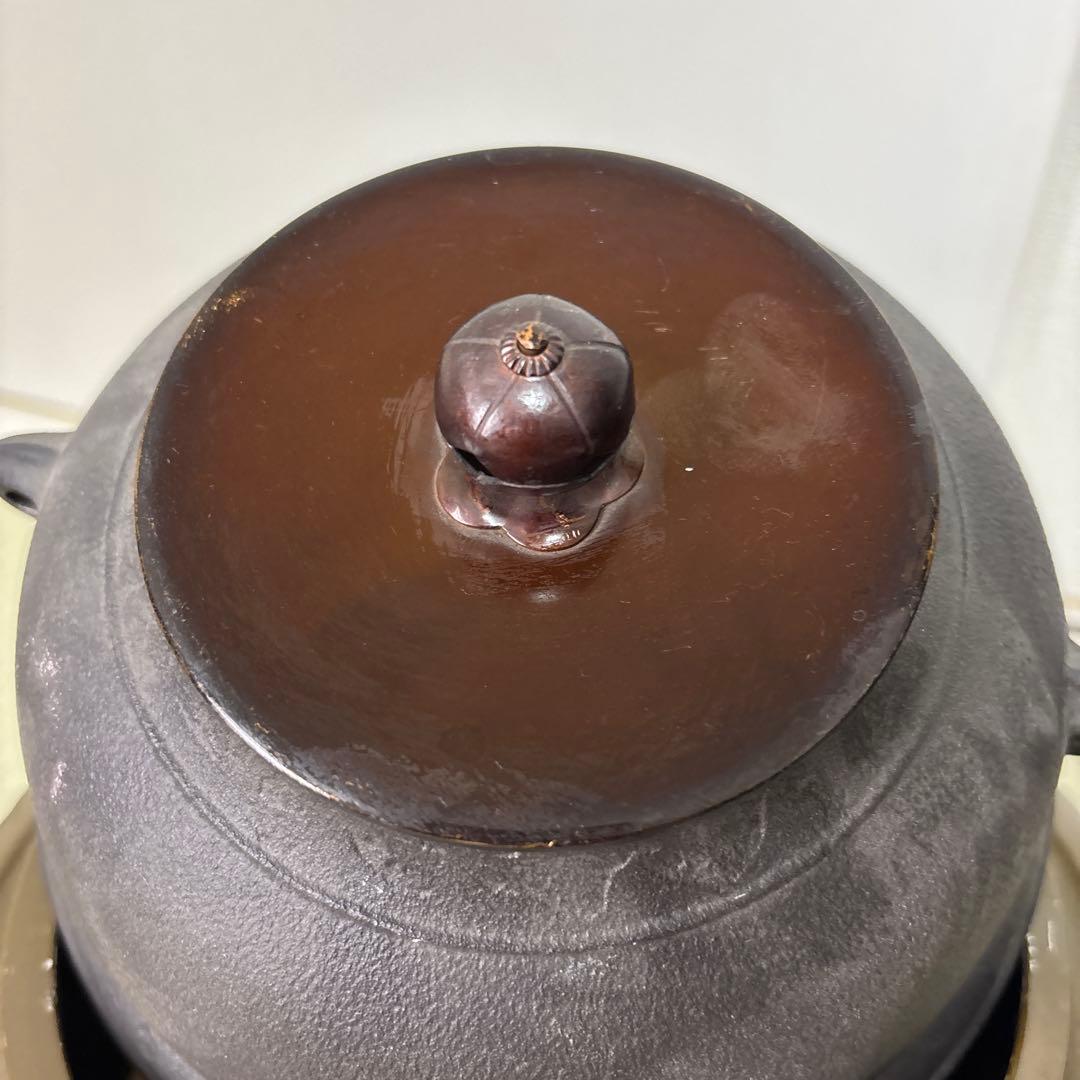 茶道具　風炉型電熱器　野々田　（非銅非鉄？）