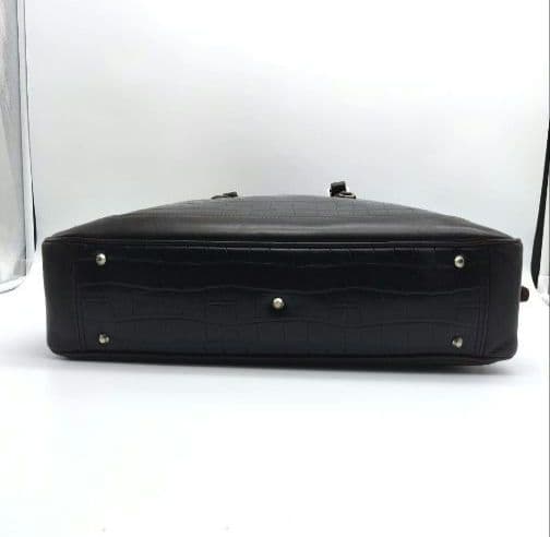 kiefer neu ブリーフケース クロコダイル型押し エンボス 男女兼用