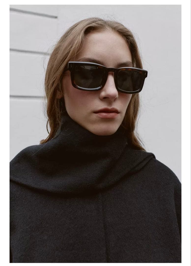 ZARA ウール ショートスカーフコート　M