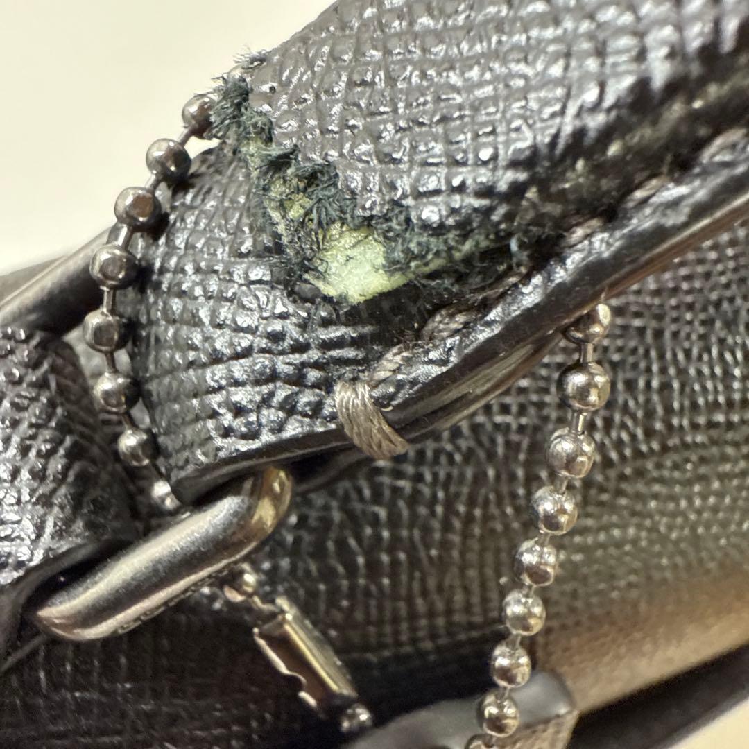 coach コーチ ビジネスバッグ ブリーフケース 本革 黒 ブラック メンズ