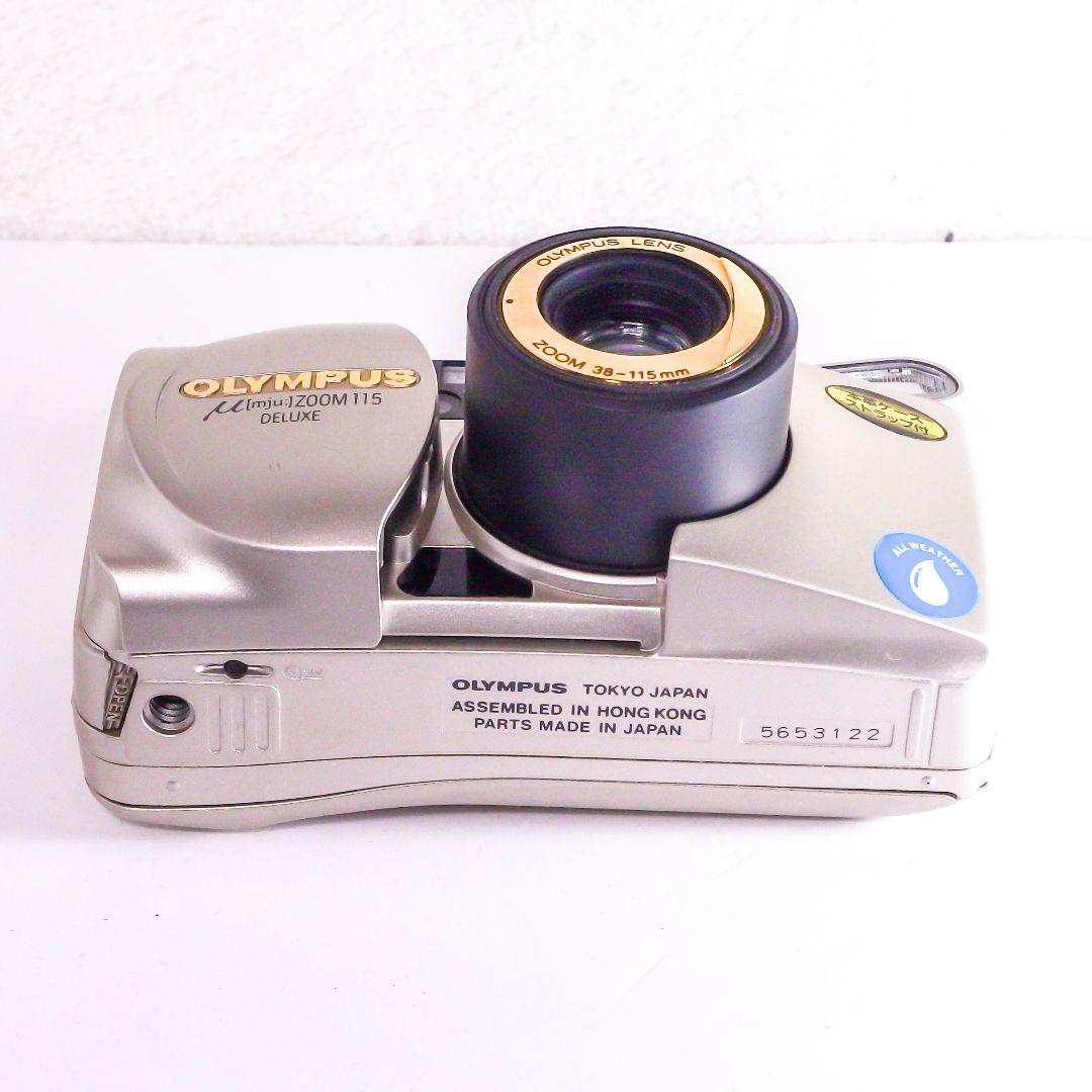 完動美品 オリンパス OLYMPUS mju:1 ZOOM 115 シルバー